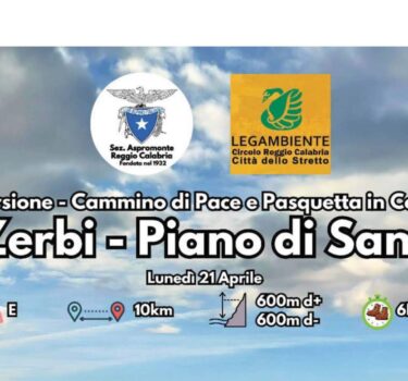 Cammino di pace e pasquetta in Collina a Reggio