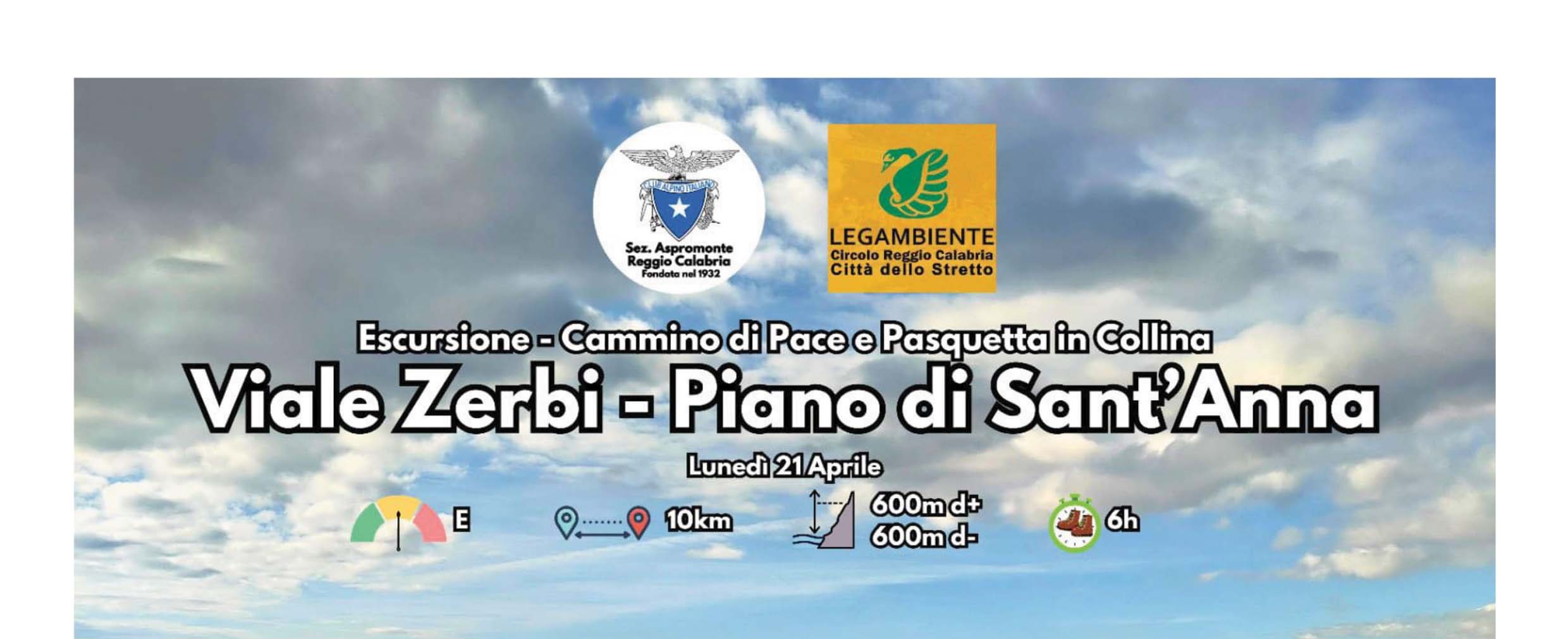 Cammino di pace e pasquetta in Collina a Reggio