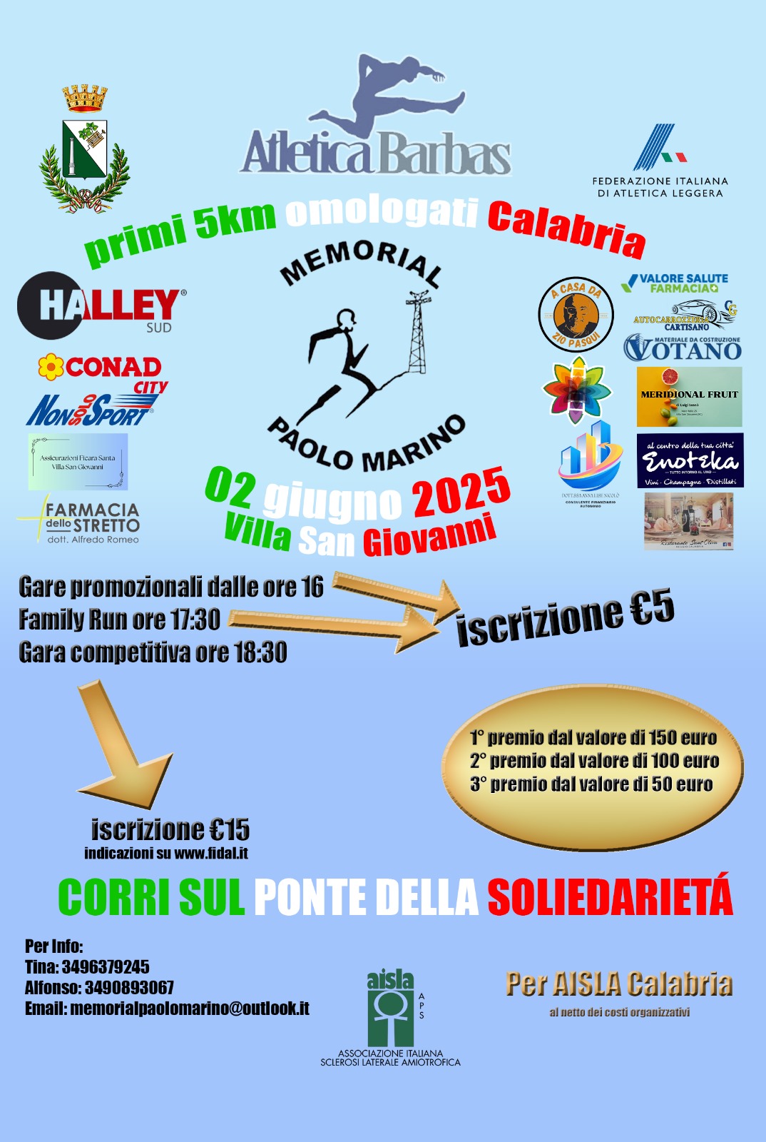 Corri sul Ponte della Solidarietà: Memorial Paolo Marino