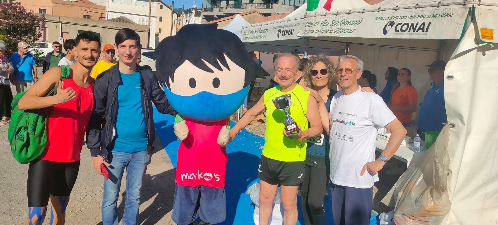 Premiazione dottor Gaetano Sposaro, Vincitore della categoria SM-70